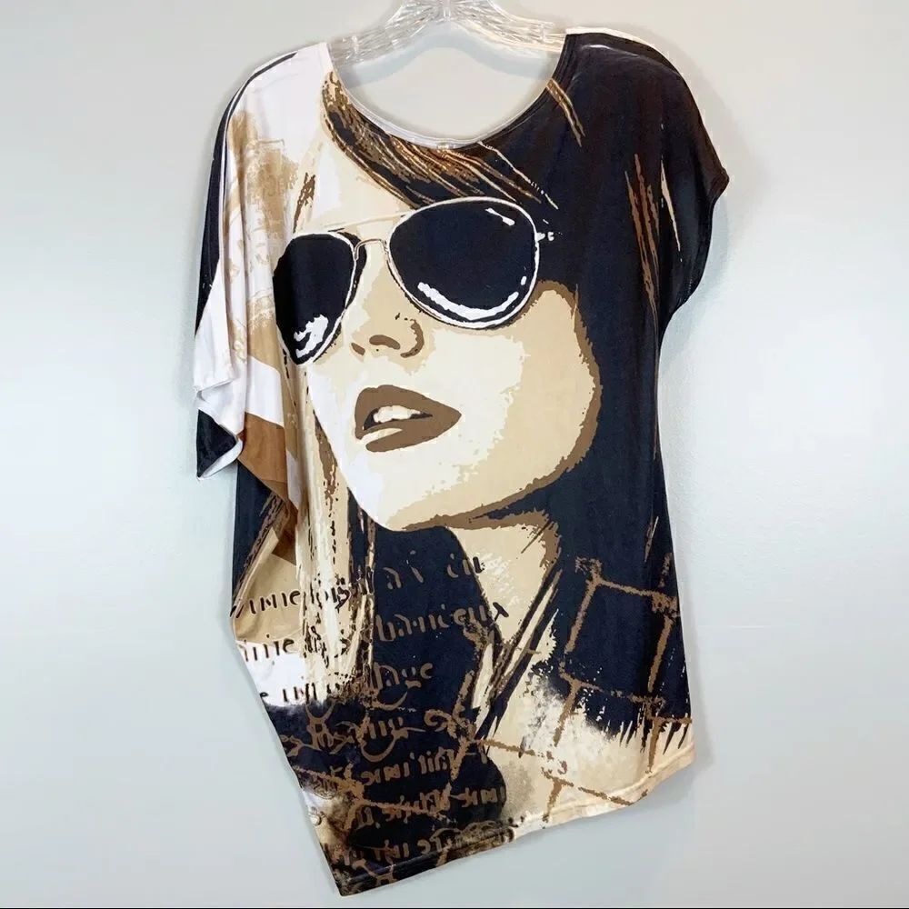 🌺3 FOR $20🌺 - People Passion Asymmetrical blouse Medium unique